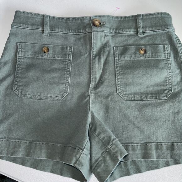 3 for $9 Loft The Palmer Short 6 Green - Picture 7 of 7